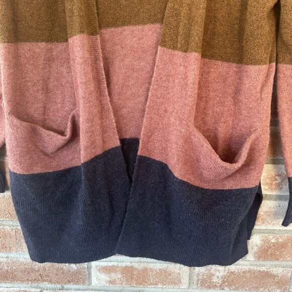 NWT Madewell Kent Colorblock Cardigan XS - Picture 2 of 6